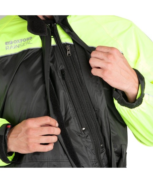 Over Suit Oxford Rain Seal Black/Fluo Yellow