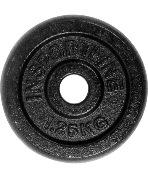 Cast Iron Weight Plate inSPORTline CastCzech 1.25 kg 30 mm