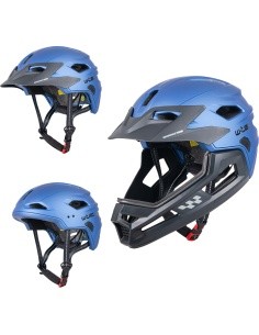 Junior Downhill Helmet W-TEC Estreito - Matt Blue