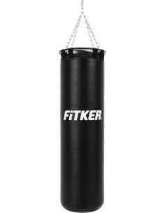 Poksikott Fitker Olympic ELITE, must, kunstnahk - 130x35cm
