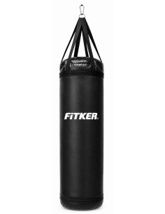 Poksikott Fitker PRO rihmadega, PVC, must - 180X60cm