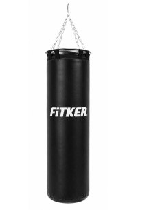 Poksikott JUNIOR, PVC, must - 100x35cm - Rõngas ja ketid