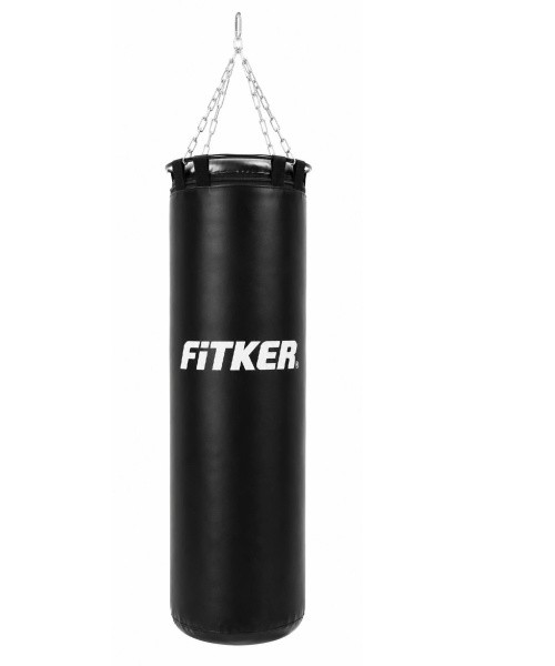 Punching Bag KIDS, PVC, Black - 75x29cm - Ring and chains