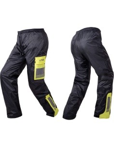 Veekindlad mootorratturi püksid W-TEC Colnari - Must/fluo roheline