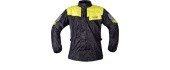 Motorcycle Rain Jacket W-TEC Igava – 2nd Quality - Black/Fluo Green