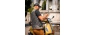 Motorcycle Vest W-TEC Black Heart Regimento - Tmavě šedá-kamufláž