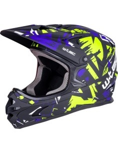 Downhill kiiver W-TEC Richpike - Green & Blue Madness