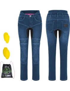 Women’s Motorcycle Jeans W-TEC Biterilla Eva Lady - Sinine