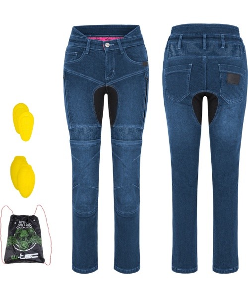 Women’s Motorcycle Jeans W-TEC Biterilla Eva Lady - Blue