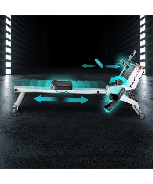 Rowing Machine inSPORTline Yukona - Black