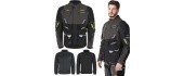 Motorcycle Jacket W-TEC Daimick - Black and grey