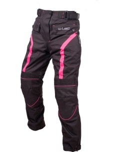Naiste mootorratturi püksid W-TEC Durmanes Lady - Pink-Black