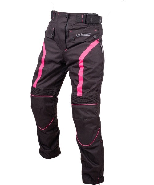 Naiste mootorratturi püksid W-TEC Durmanes Lady - Pink-Black