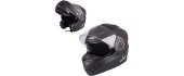 Flip-Up Motorcycle Helmet W-TEC Pezzon - Matt Black