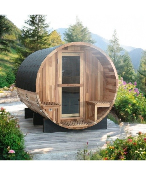 Barrel Sauna inSPORTline Viduor 600 – Cedar Wood