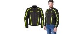 Motorcycle Jacket W-TEC Tonkawo - Black-Fluo