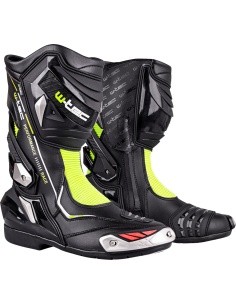 Mootorratturi saapad W-TEC Beastor - Must / Roheline