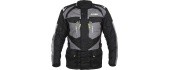Men’s Motorcycle Jacket W-Tec Burdys Evo - Black and grey