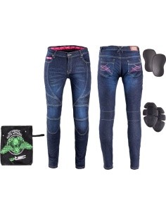 Women’s Motorcycle Jeans W-TEC Rafael - Blue