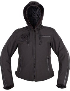 Women’s Softshell Motorcycle Jacket W-TEC Prothara - Black