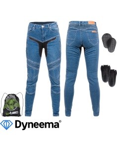 Women’s Motorcycle Jeans W-TEC Dynetis Lady - Sinine
