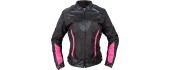 Women’s Motorcycle Jacket W-TEC Durmana - Pink-Black