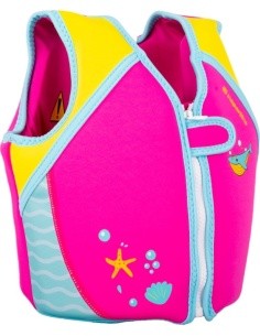 Children’s Swim Vest inSPORTline Aprendito - Pink