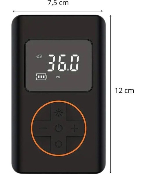 Rechargeable Electric Air Pump inSPORTline Gaberila w/ Power Bank & LED Light