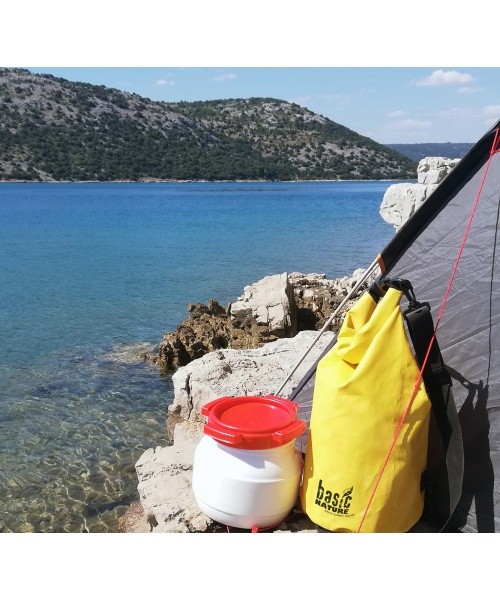  Dry Bag Basic Nature 500D 10L, Yellow