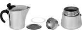 Stainless Steel Espresso Maker BasicNature, 2 Cups