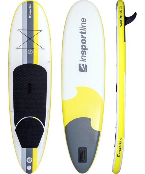 Paddle Board w/ Accessories inSPORTline WaveTrip 10’6” G3 - Yellow