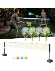 Valgustusega pickleballi komplekt inSPORTline LRS400