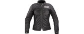 Naiste nahast mootorratturi jope W-TEC Black Heart Raptura - Must