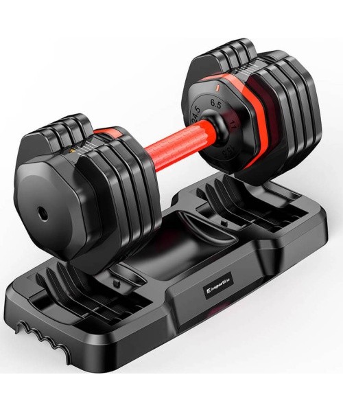 Adjustable Single-Handed Dumbbell inSPORTline DuraBell® 6.5 – 24.5 kg