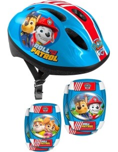 Laste kiivri ja kaitsmete komplekt Paw Patrol