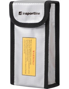 Fireproof Power Bank Bag inSPORTline Pofiba 17 x 9 x 5 cm