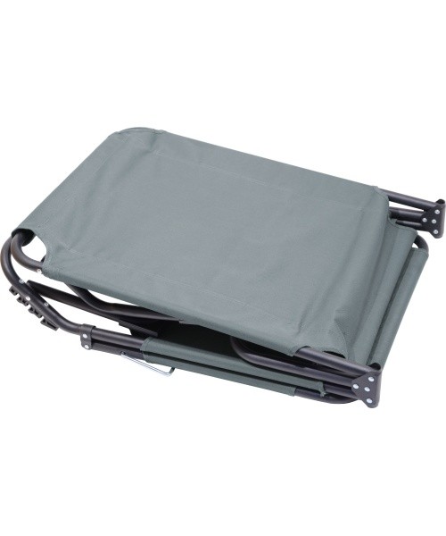 Folding camping deckchair BERLIN grey