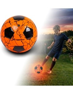 Helendav jalgpall LED-tulega inSPORTline Lumikick, suurus 5