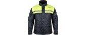 Mootorratturi vihmajope W-TEC Nowet - Must-fluo