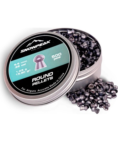 Air Gun Pellets inSPORTline Snowpeak Round 5.5 mm 500-Pack