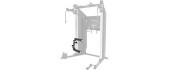 3-in-1 jalatugi jõuraamile inSPORTline CC550