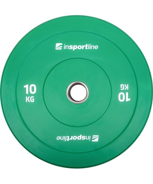 Rubber Weight Plate Set inSPORTline Bumper Plate Go 2 x 5-25 kg 50 mm