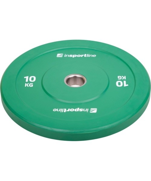 Rubber Weight Plate Set inSPORTline Bumper Plate Go 2 x 5-25 kg 50 mm