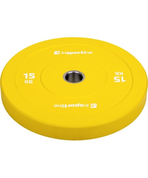 Rubber Weight Plate Set inSPORTline Bumper Plate Go 2 x 5-25 kg 50 mm