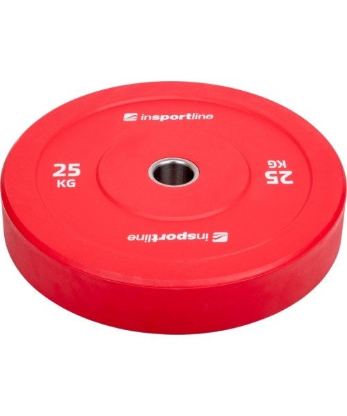 Rubber Weight Plate Set inSPORTline Bumper Plate Go 2 x 5-25 kg 50 mm