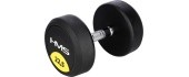 Kummikattega hantel HG PRO HMS - 22.5 kg