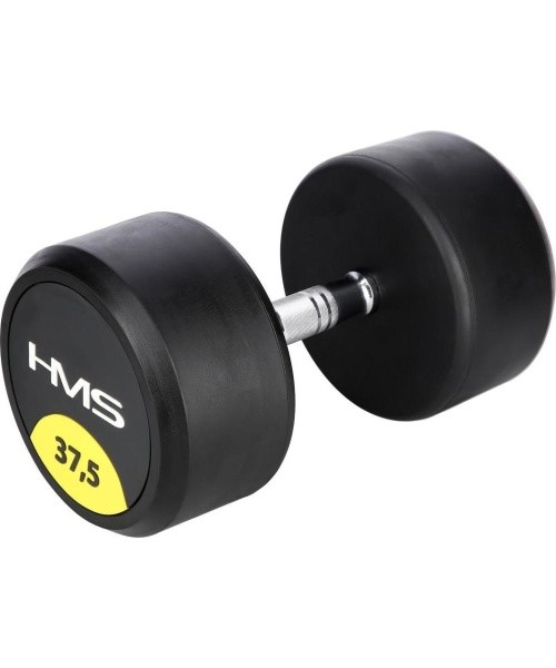 Kummikattega hantel HG PRO HMS - 37.5 kg