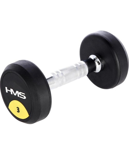 HG PRO RUBBER DUMBBELL HMS - 3 kg