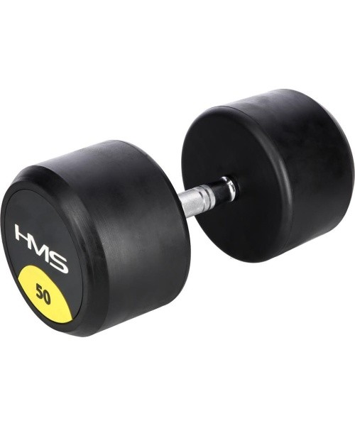 Kummikattega hantel HG PRO HMS - 50kg
