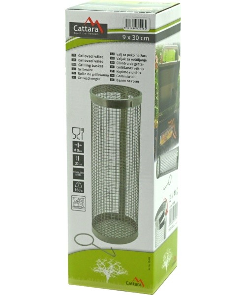 Roostevabast terasest grillsilinder 9x30 cm